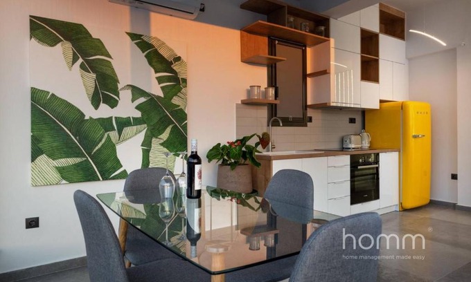 Kinosargous Apartment | 59m² homm Loft- Penthouse with Acropolis View,2ppl