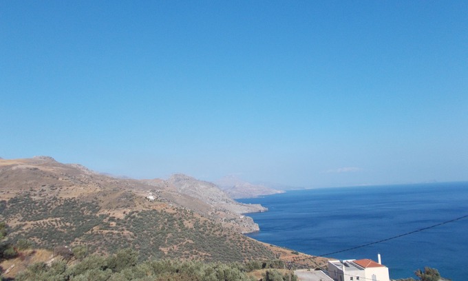 Fragkokastello House | Countryside house overlooking the South Cretan Sea
