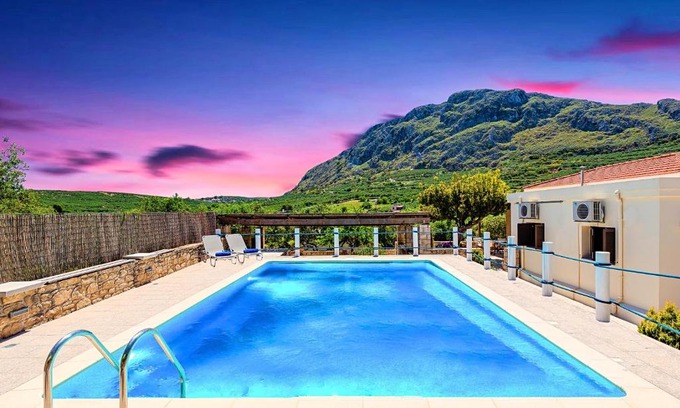 Pervolakia Villa | Cretan Kera Villa Heated Pool