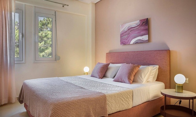 Karavomylos Villa | Deluxe Kefalonia Apartment | Apartment Perla | 1 Bedroom | Pool | Sea View |.
