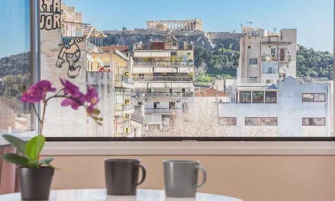 Kerameikos Apartment | Incredible Acropolis View Flat!