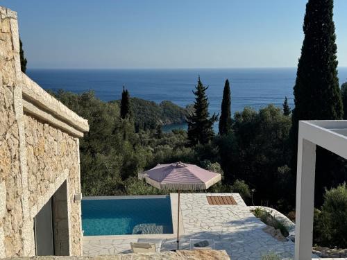 Lakones House | Loulis Villa - Pool, Meerblick, Natur