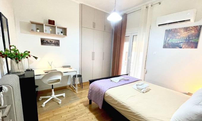 Ilisia Apartment | Modern & Quiet Flat in Hilton area, 3 mins from Megaro Mousikis Metro