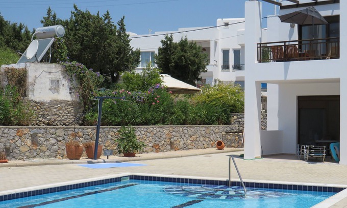 Gennadi Apartment | Modern, stylish apartment in traditional village of Gennadi with large pool