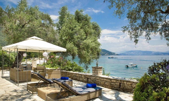 Barbati Villa | Prestige Collection | BARBATI | Beach Front Corfiot Villa & Large Private Pool