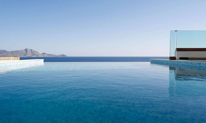 Vlicha Villa | This holiday villa rental in Rhodes offers 3 bedrooms, 3 bathrooms, sleeps 6