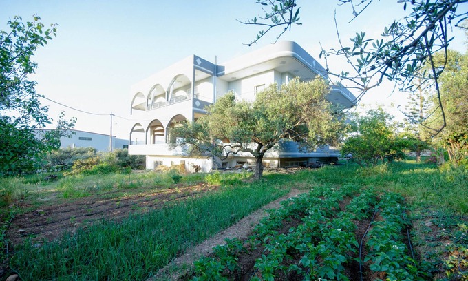Korfalonas Apartment | Traditional Villa with Apartements in Olive Grove