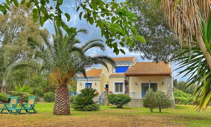 Melikia Villa | Villa Lefka – Stunning Seaside Villa in Corfu with Private Gardens
