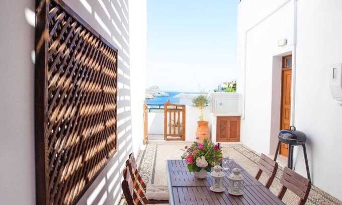 Lindos Villa | Villa Thalassa Suites 3 | Modern comfort | Traditional Greek charm | Private.