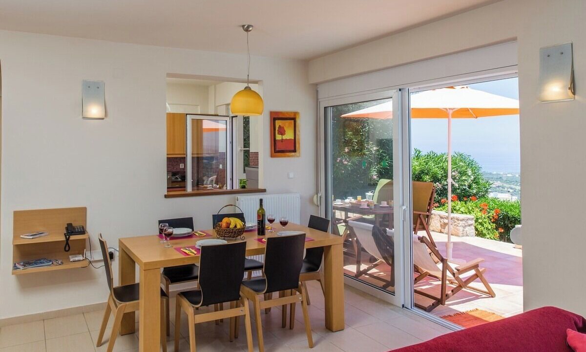 Rethymno Villa | Alkistis Villa with amazing sea view