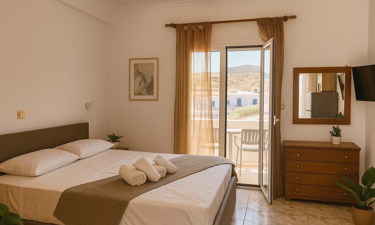 Agia Pelagia Apartment | Beachfront Panorama Double Room in Kythira