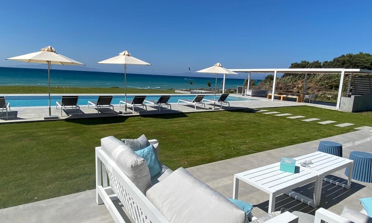 Kamiros Villa | Miguel Luxury Beachfront Villa with Jacuzzi & Private Beach