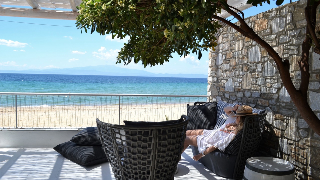Photo of Patio Balcony in Skala Sotiros