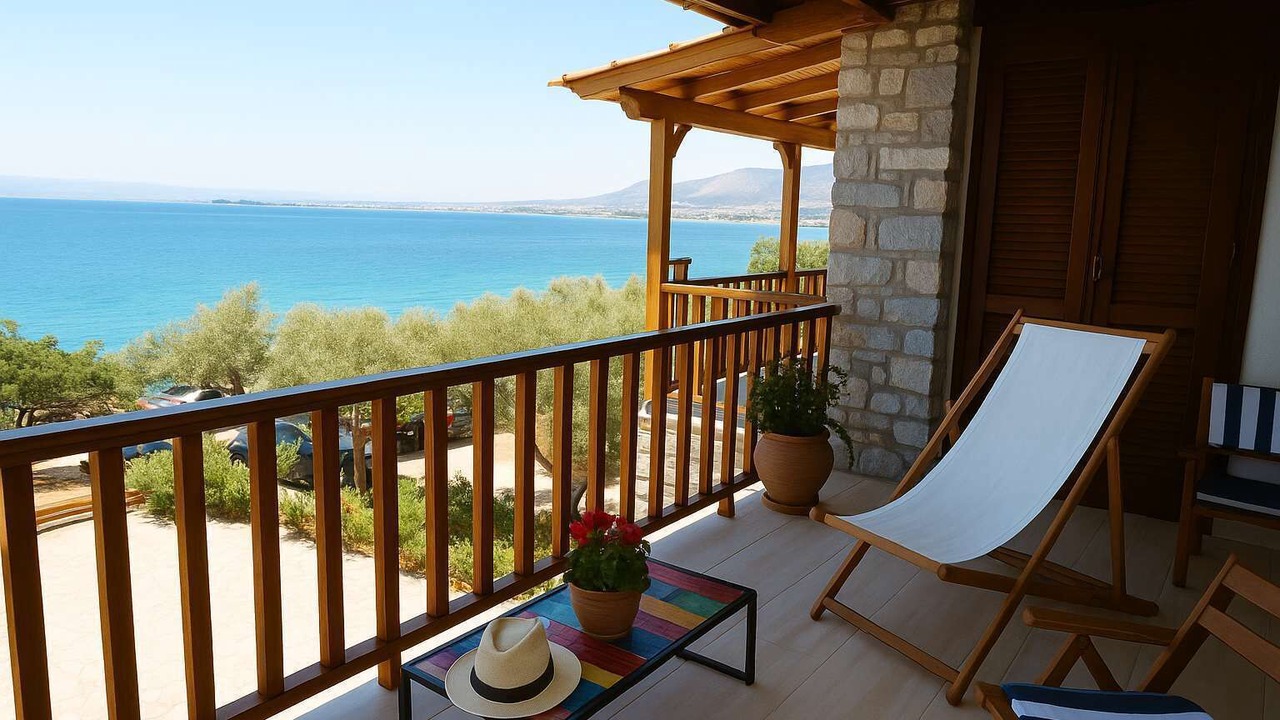 Photo of Patio Balcony in Paralia Vergas