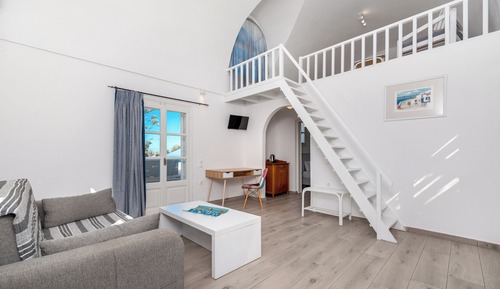 Panoptis Maisonette with private pool & sea view