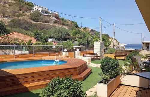 Lygaria Apartment | Apartment 'Bluegreen Kyma' with Sea View, Wi-Fi and Air Conditioning