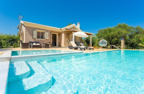 Roda Villa | Villa Popi Large Private Pool Walk to Beach A C Wifi - 2820