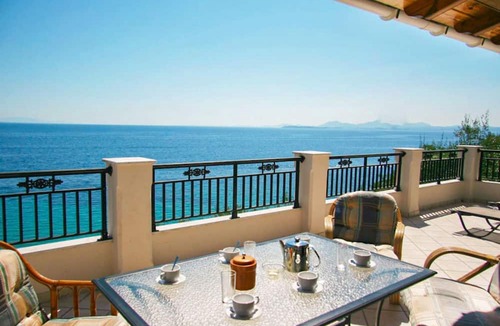 Katavolos Villa | Villa Kerkyroula Large Private Pool Walk to Beach Sea Views A C Wifi Car Not Required - 1972