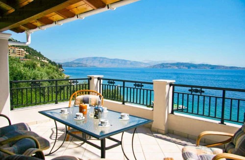 Katavolos Villa | Villa Kerkyroula Large Private Pool Walk to Beach Sea Views A C Wifi Car Not Required - 1972