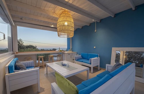 Mastichari Villa | Seabreeze Villa - with Jacuzzi & heated pool