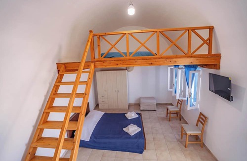 Kamari Apartment | Kamari Open View - Santorini Family Escape