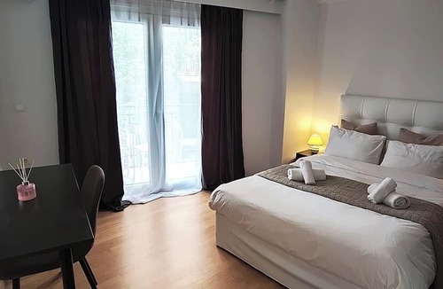 Exarhia Apartment | Allure Suite 1 Modern Downtown Comfort. Walk to all the major sights of Athens.