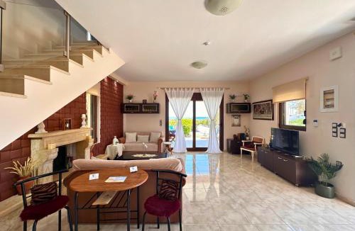 Keratokambos Villa | Villa Kyma by the sea, in South Crete