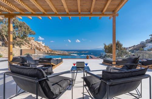 Psarou Villa | Elit Villa Psarou Heated Pool Jacuzzi