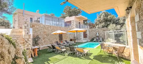 Katochori House | Achlades The Mountain Paradise Villas - Maisonette with pool and amazing view!