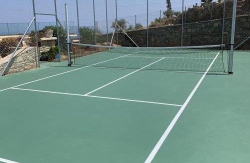 Agia Pelagia Villa | Sea Views at villa Anemomylos with Heated Pool, Ping Pong and Tennis