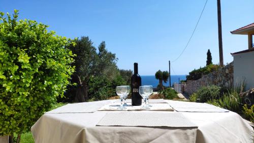 Kymi-Aliveri Apartment | Villa with Aegean views