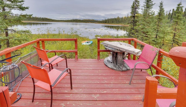 Fish, Hike & Explore: Lakefront Cabin in Soldotna in Soldotna