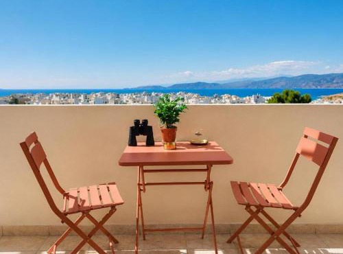 Canvas Nest Corinth- Sea & City View